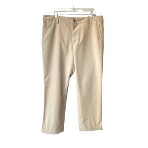 Bluffworks Pants Men‎ 37X30 Tan Khaki Original Straight Performance Tech Slacks